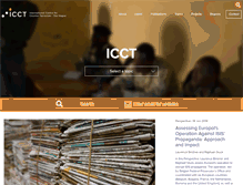 Tablet Screenshot of icct.nl